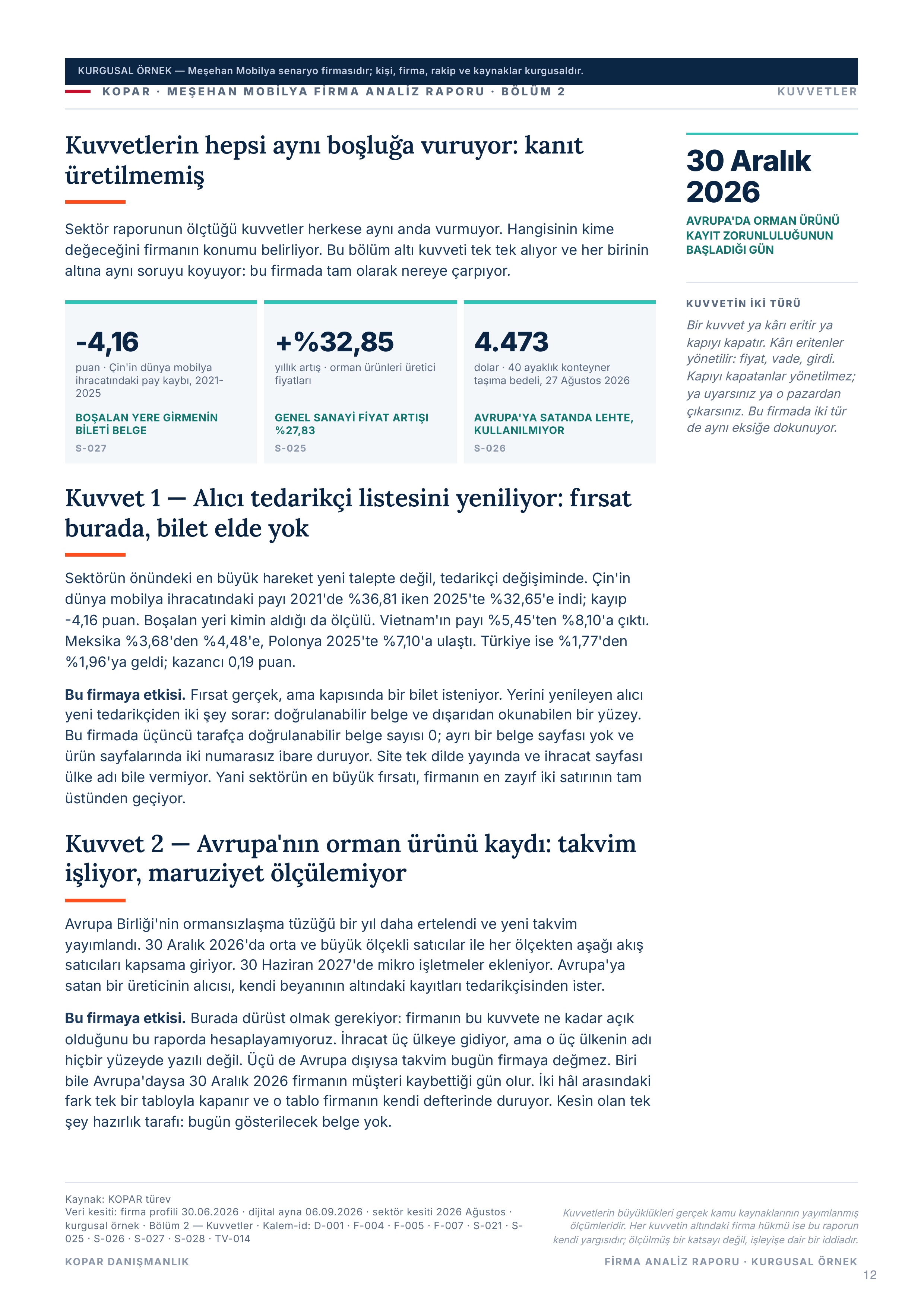Sayfa 12 — bölüm 2 anlatısı, birinci sayfa.