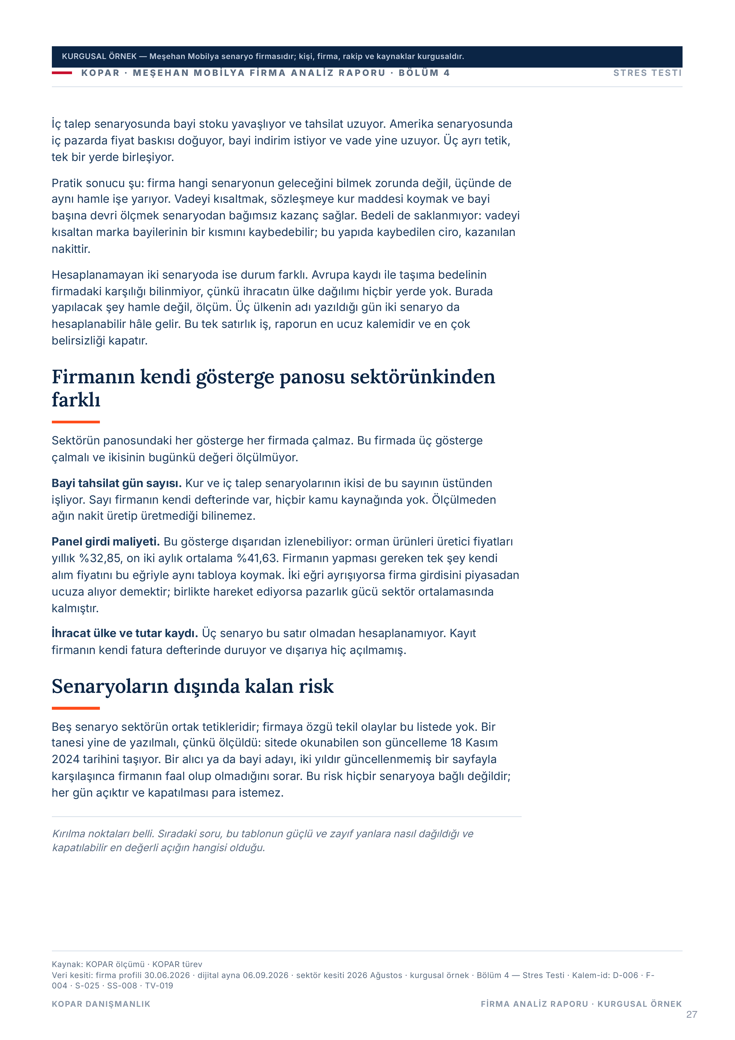 Sayfa 27 — bölüm 4 anlatısı, üçüncü sayfa.