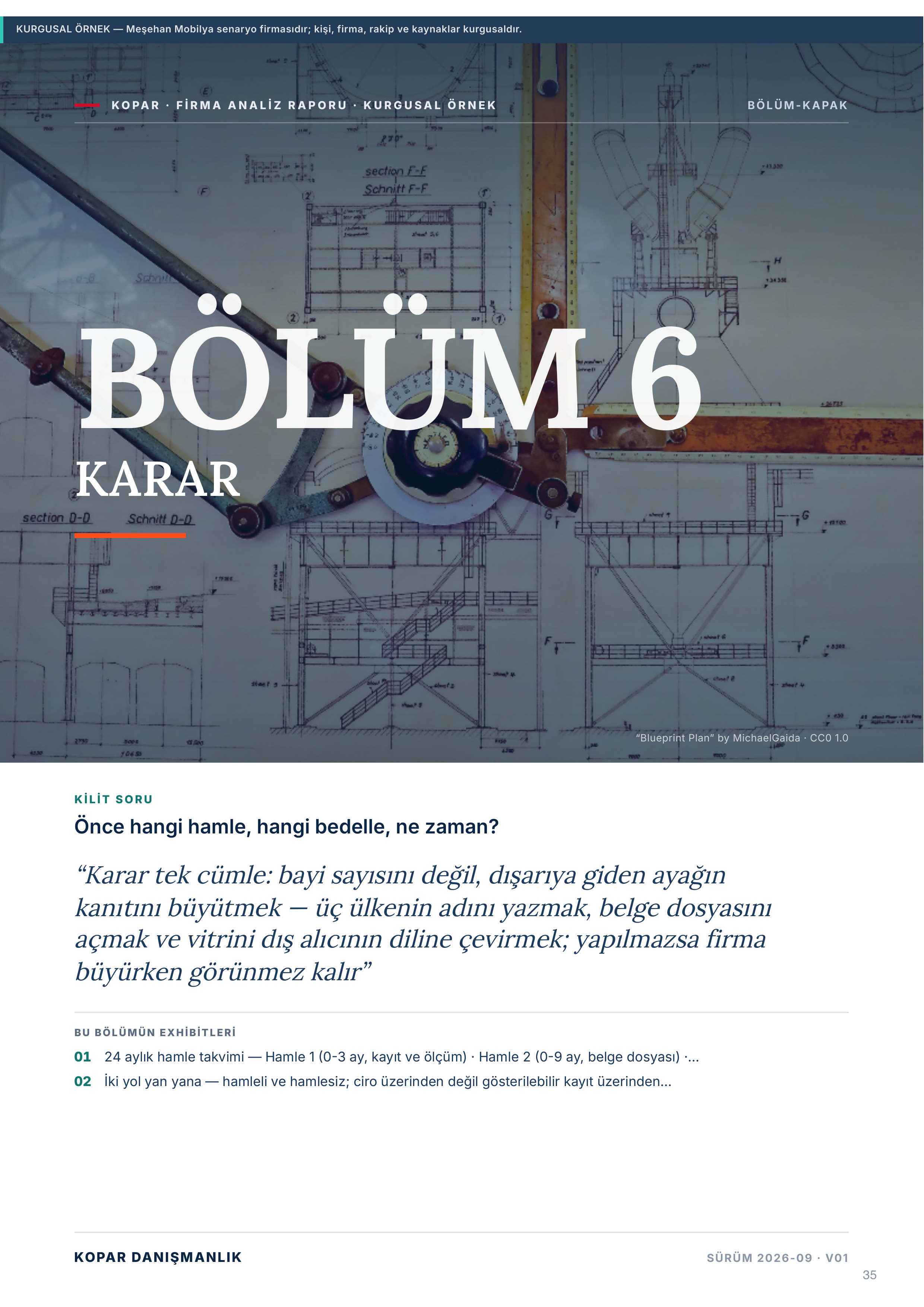 Sayfa 35 — bölüm 6 kapağı, KARAR + 24-AY.