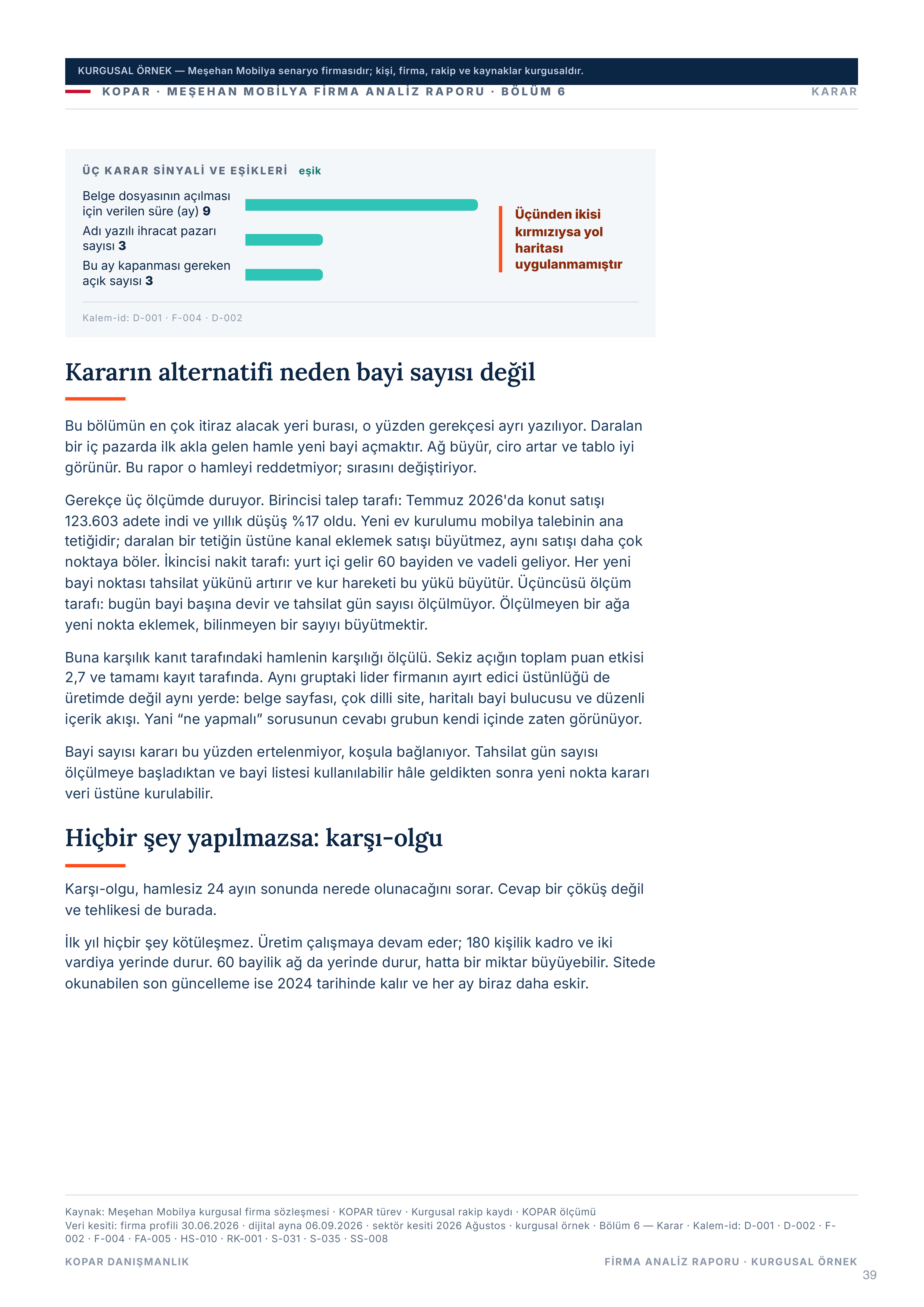 Sayfa 39 — bölüm 6 anlatısı, üçüncü sayfa.